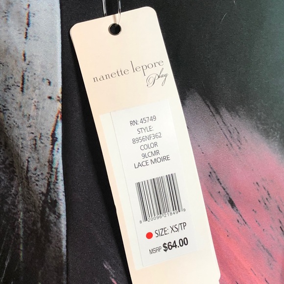 Nanette Lepore NWT S/P Workout Racerback Tunic - Picture 7 of 8